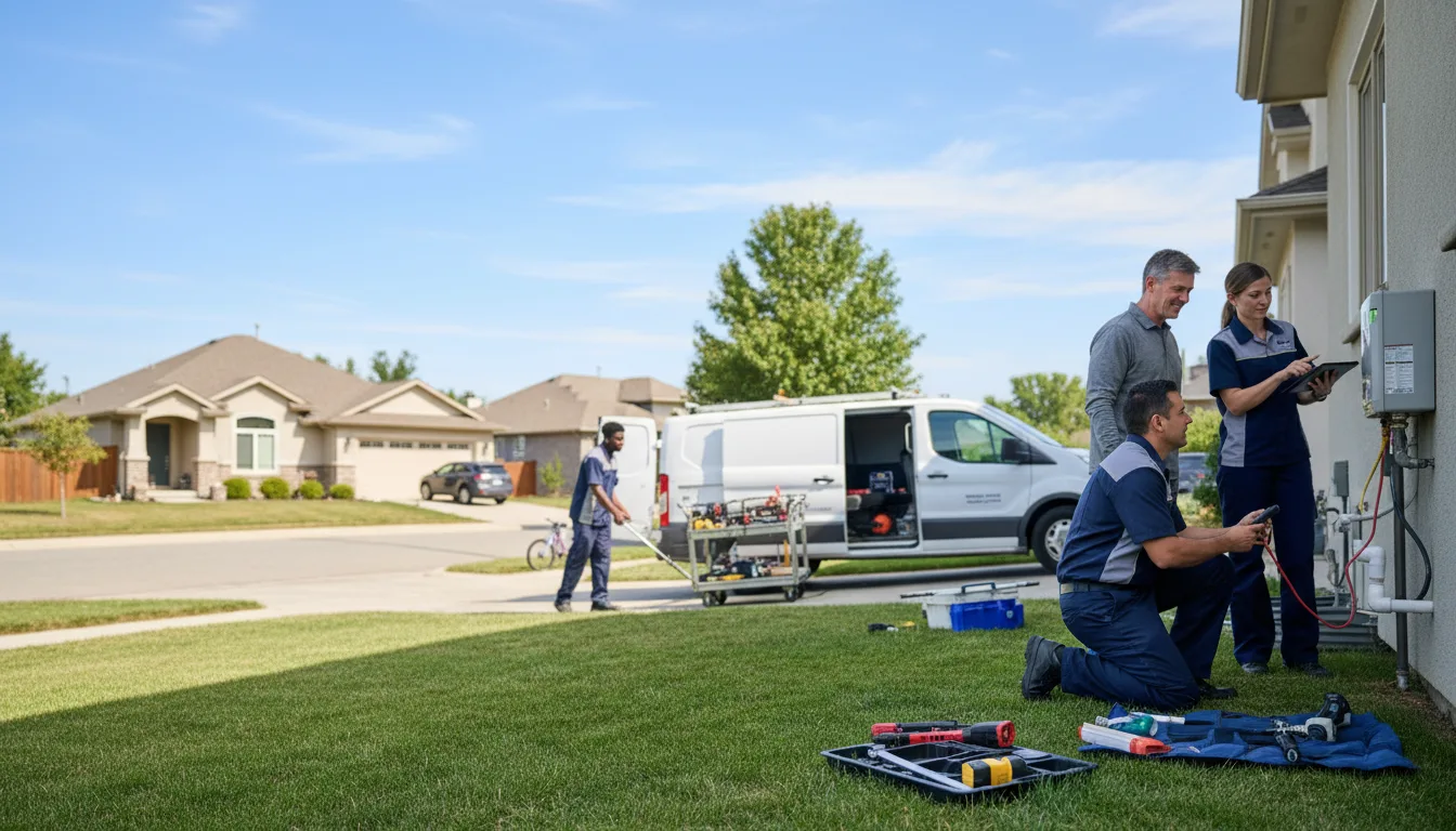 Tankless water heater service in Lohn, TX